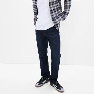 GAP Dark Wash Straight Jeans- 40W 34L